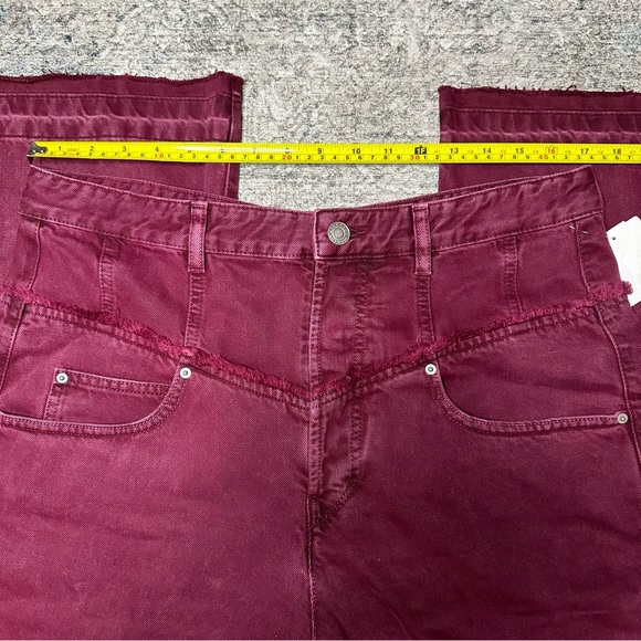 🆕 Isabel Marant Noemie High-Waisted Jeans Size 44 (12) - Picture 13 of 13